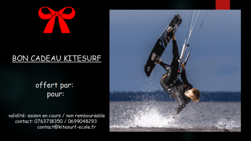 Bon cadeau kitesurf