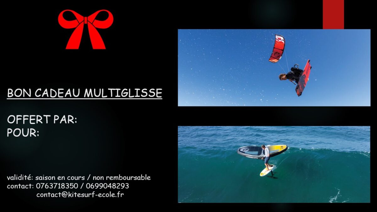 Bon cadeau multiglisse Booster-Kite