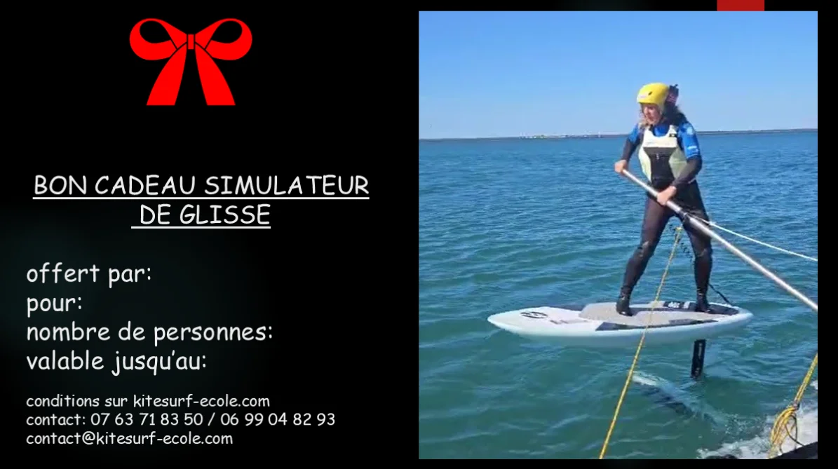 Bon cadeau simulateur de glisse Booster-Kite